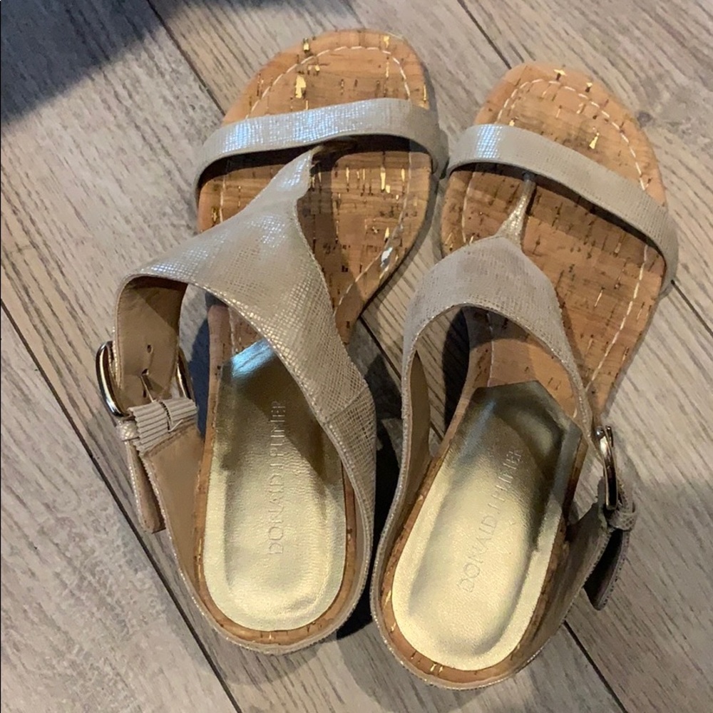 Donald J Pliner Dylan Cork Wedge Sandals